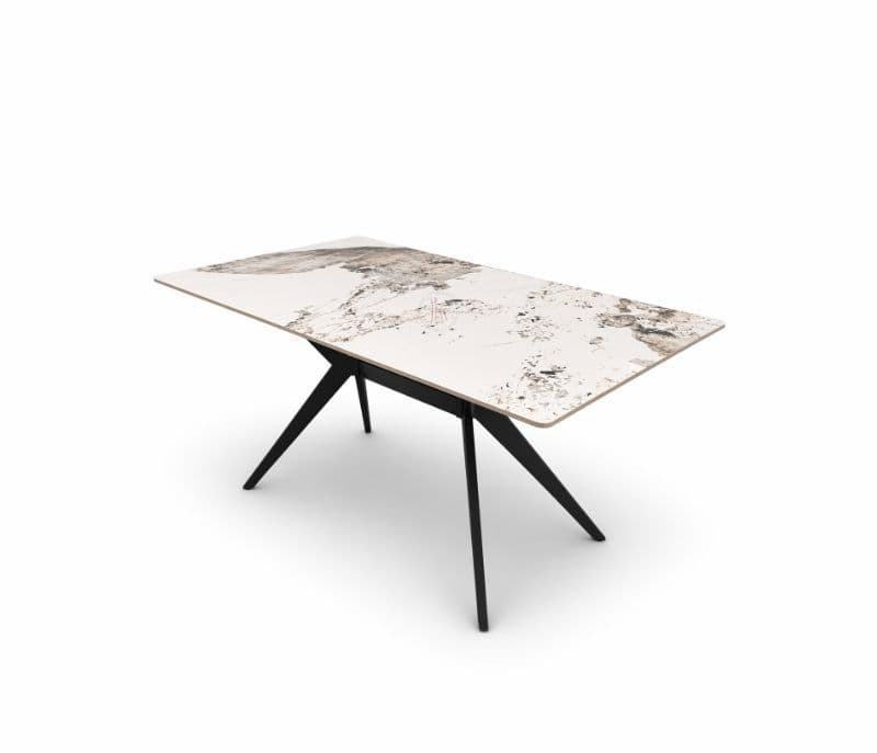Image 4 for Dining Table C127- Marble Top With Metal Base