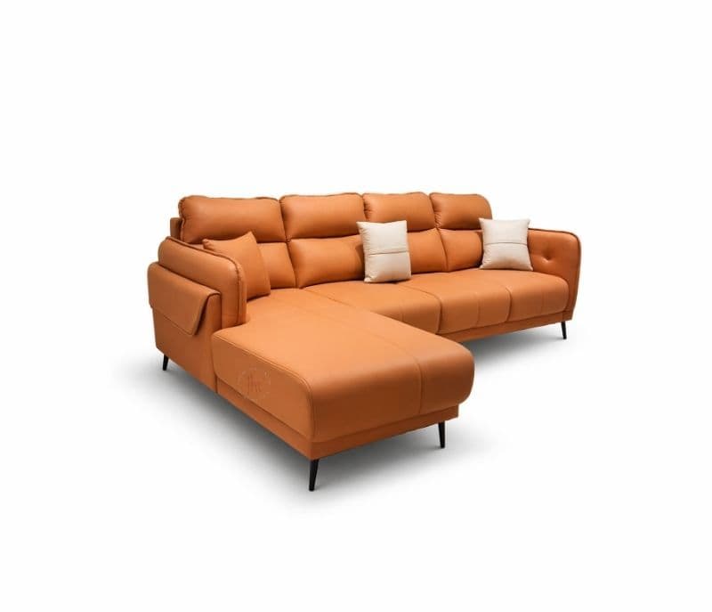 Image 5 for Austin Sofa 3+Lounger Suede Fabric (BTM OTD)