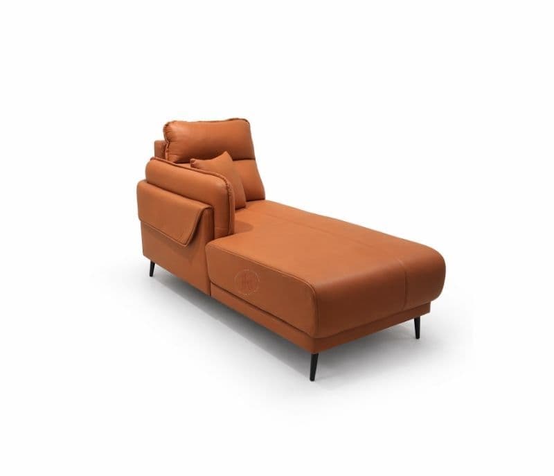Image 14 for Austin Sofa 3+Lounger Suede Fabric (BTM OTD)