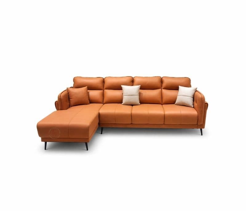 Image 6 for Austin Sofa 3+Lounger Suede Fabric (BTM OTD)