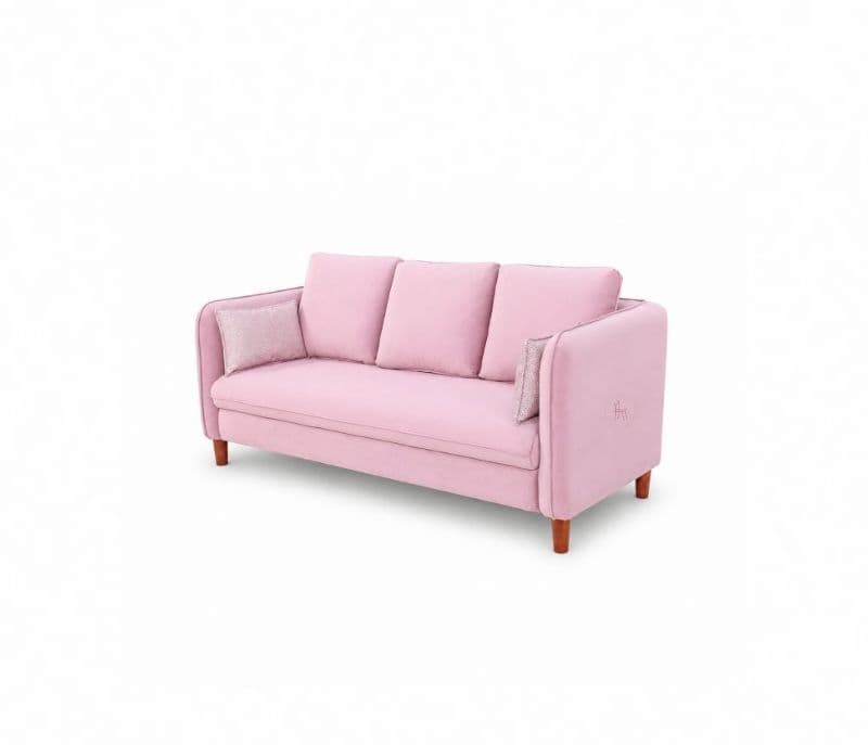 Image 12 for Easy Living Sofa 3+2 Seater Velvet Fabric (WH)