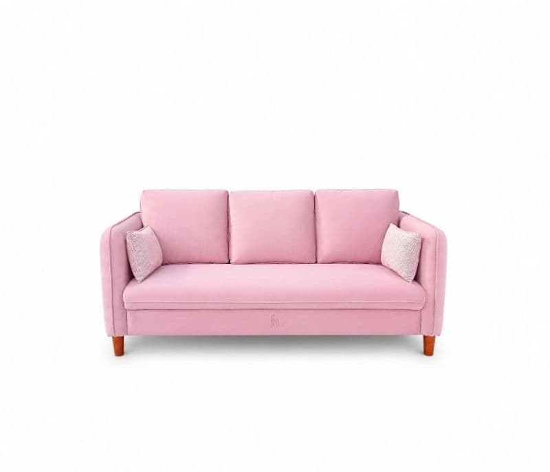 Image 11 for Easy Living Sofa 3+2 Seater Velvet Fabric (WH)