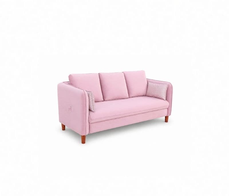 Image 10 for Easy Living Sofa 3+2 Seater Velvet Fabric (WH)