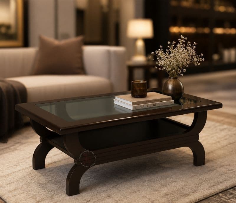Image 1 for Polo Center Table with Glass Top (BSK)