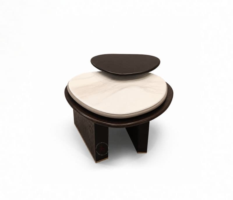 Image 13 for A2339 Centre Table Wood & Marble Top