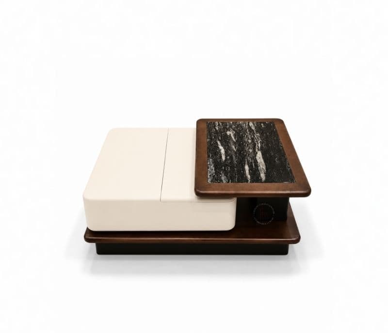 Image 13 for Centre Table F59 Wood & Marble Top (CP)
