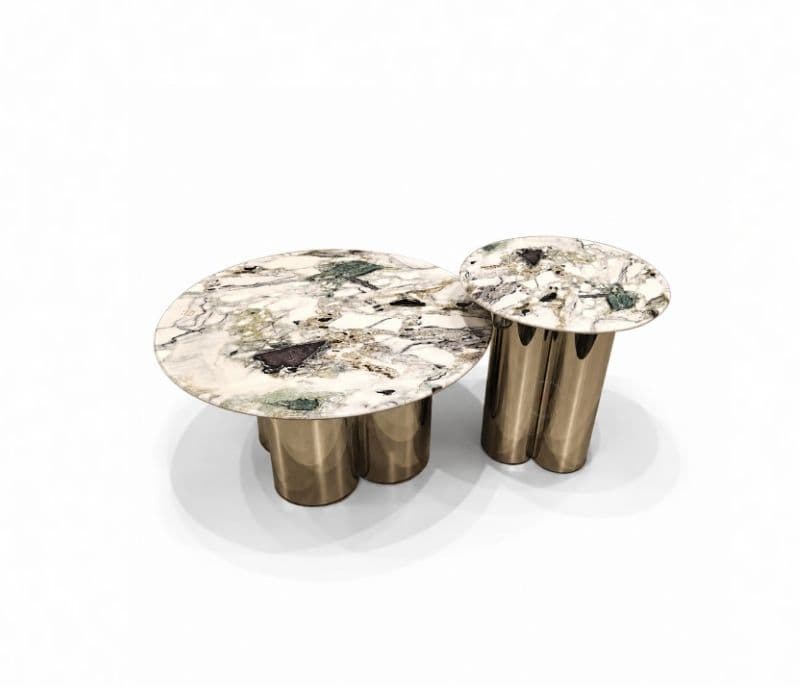 Image 4 for Centre Table - T03 Marble Top Metal Base