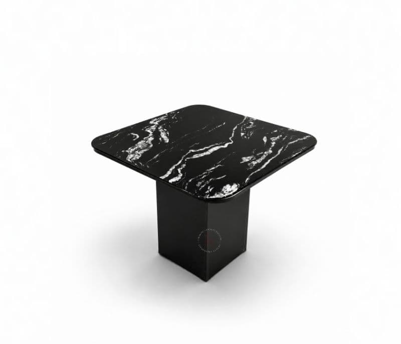 Image 10 for Center Table- 801 Set of 2 nos Marble Top Wooden Base (WH)