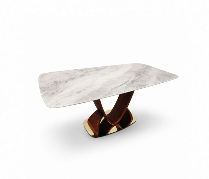 Image 10 for Dining Table B08/A68/8022 Dining Chair 1+6 Seater Marble Top