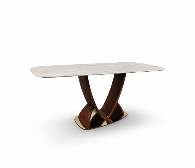 Image 9 for Dining Table B08/A68/8022 Dining Chair 1+6 Seater Marble Top