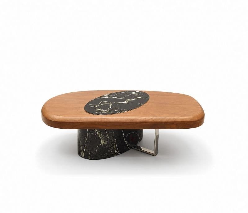 Image 7 for A632 Centre Table Wood , Marble , Steel base