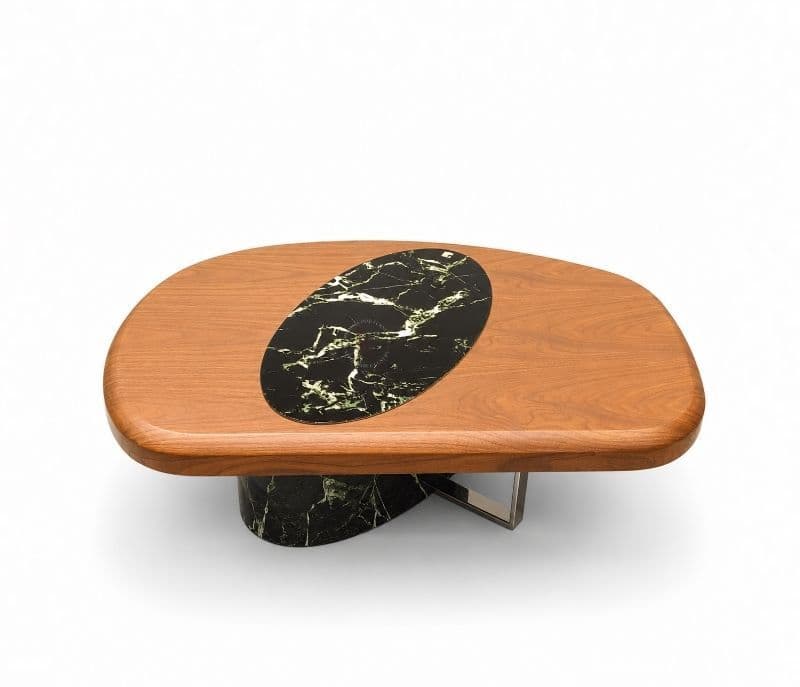 Image 8 for A632 Centre Table Wood , Marble , Steel base