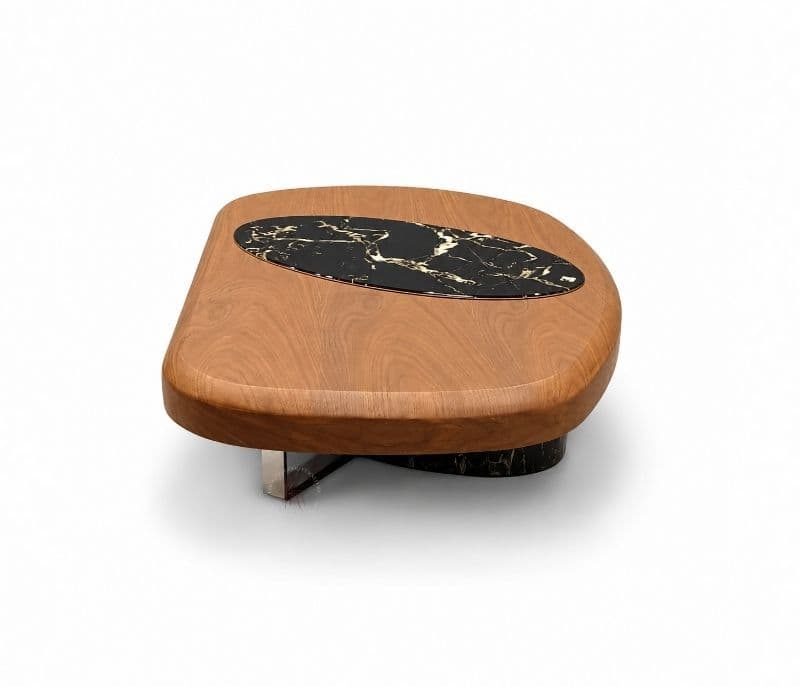 Image 10 for A632 Centre Table Wood , Marble , Steel base