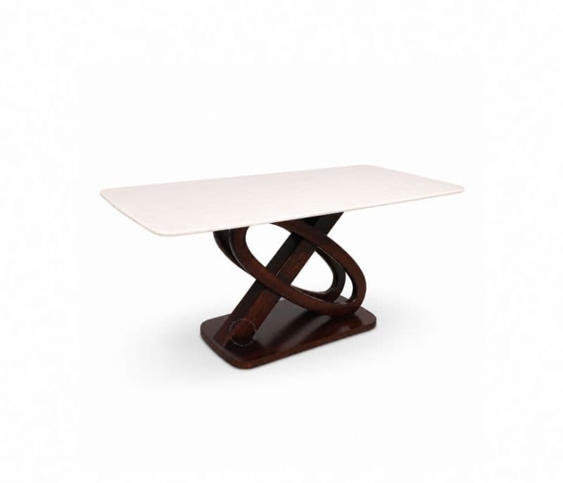 Image 17 for DT52/DC364/SWIS. RMR Dining Table 1+6 Seater Marble Top (BS-CP)