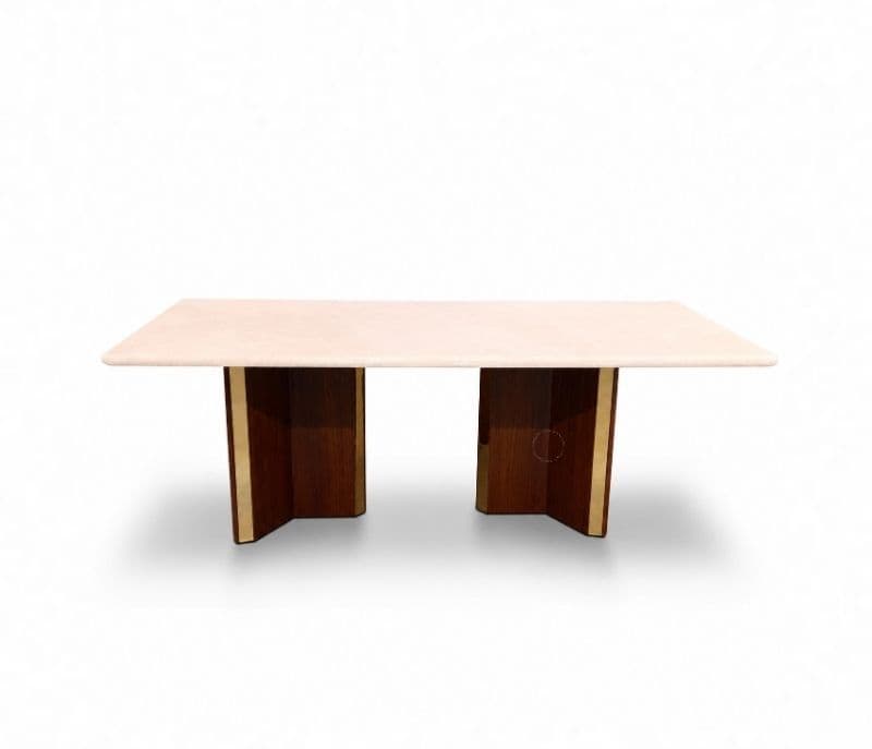 Image 18 for DT44/DC1053/Antiq (7×3.5 Feet) RMR Dining Table 1+8 Seater Marble Top (BS-CP)