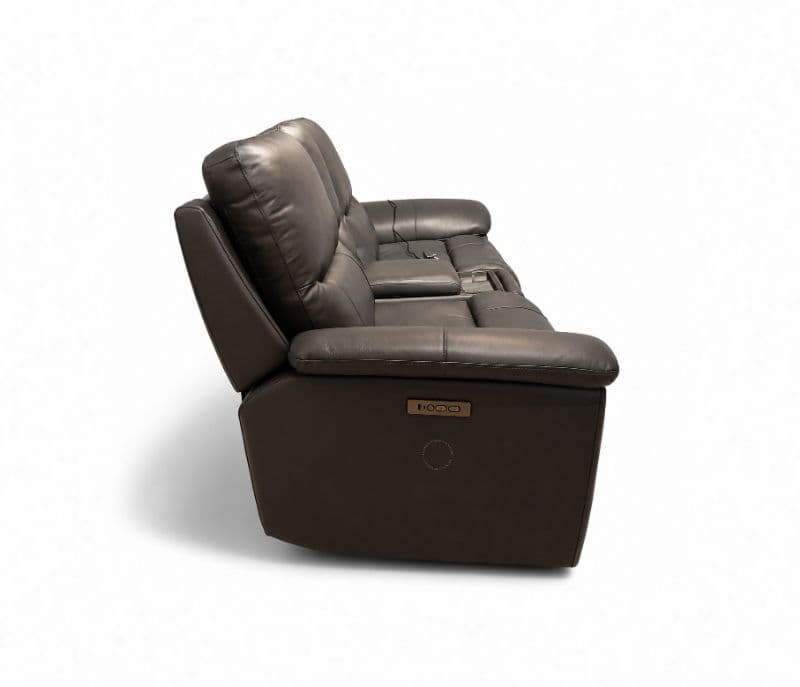 Image 9 for Manwah U71191M 3+2+1 Motor Recliner Pure Leather With Sound Bar/Concealed CupHolders (BWD)(WF)