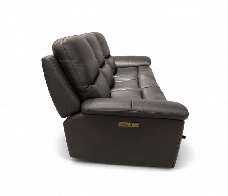 Image 5 for Manwah U71191M 3+2+1 Motor Recliner Pure Leather With Sound Bar/Concealed CupHolders (BWD)(WF)