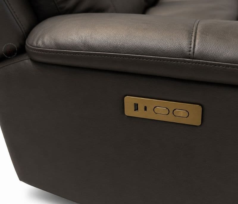 Image 4 for Manwah U71191M Single Seater Dual Motor Recliner Body Touch Leather