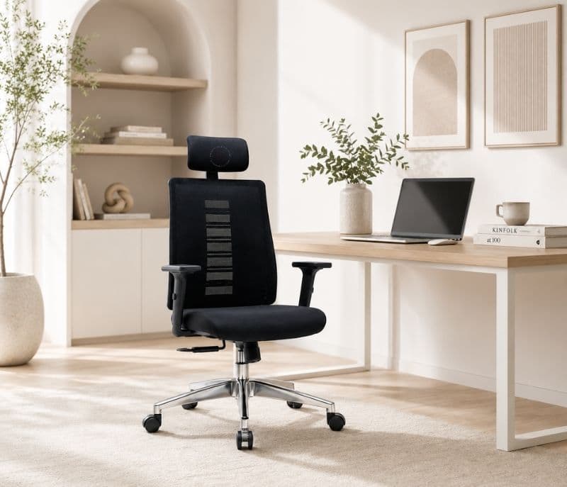 Image 1 for Posh Black HB Office Chair (PM)