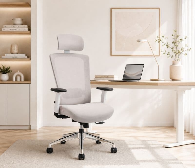 Image 1 for Bonai HB White Office Chair (PM)