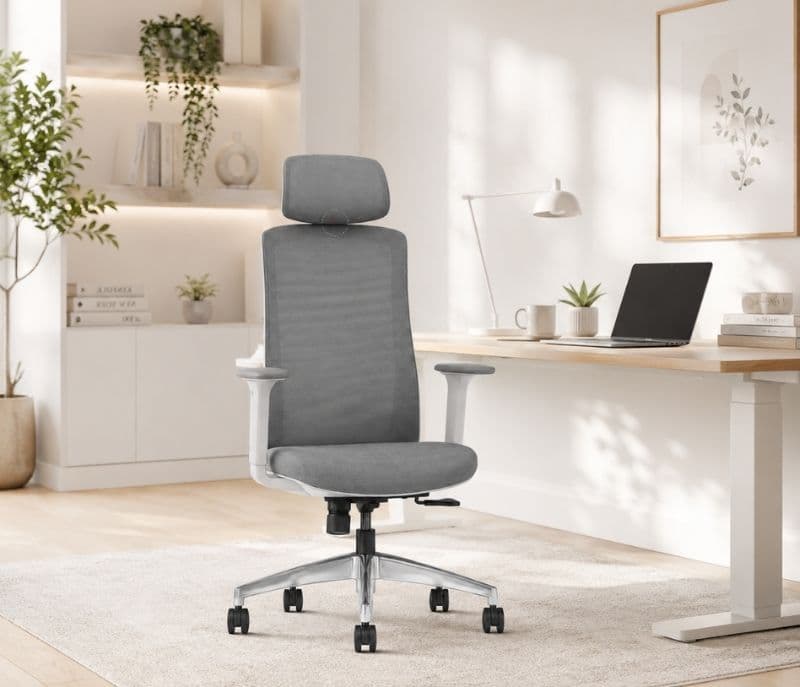Image 1 for Eros HB White Special (STOCK)Office Chair (PM)