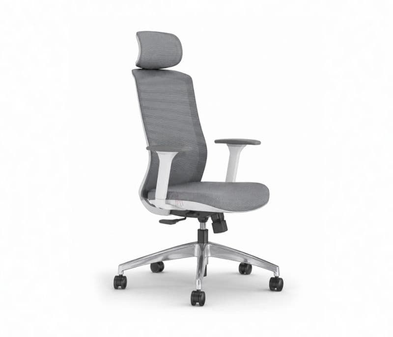 Image 3 for Eros HB White Special (STOCK)Office Chair (PM)