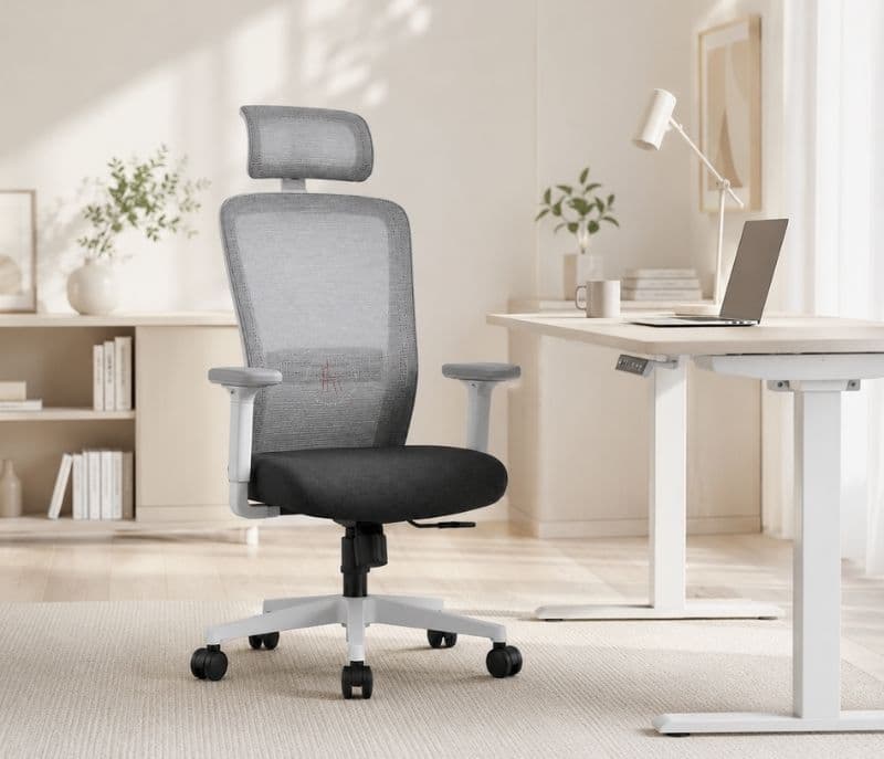 Image 1 for Adonis HB Grey Special (Surya)Office Chair (PM)