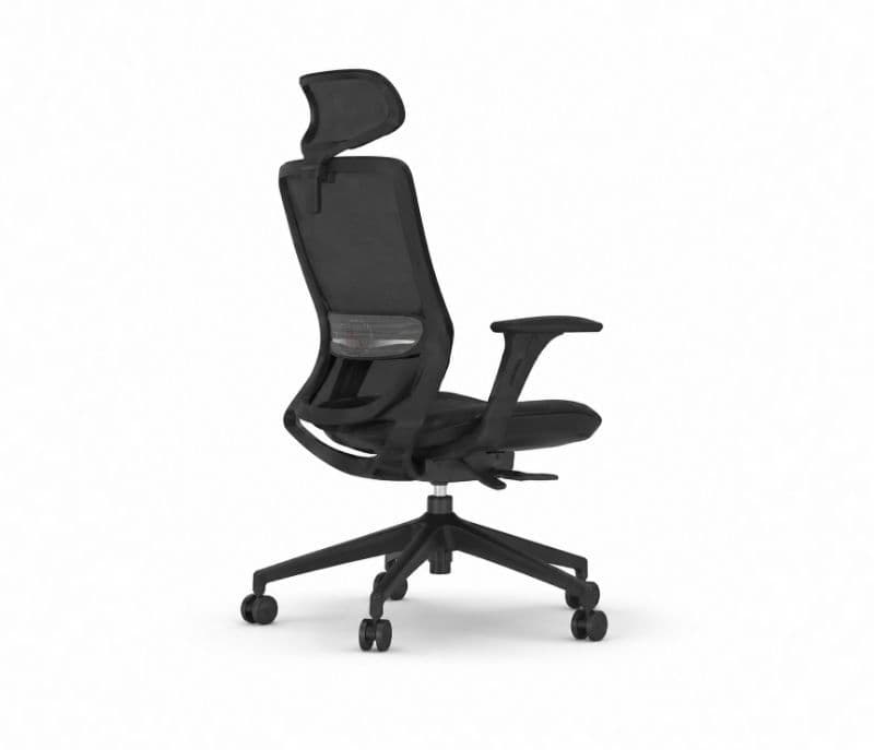 Image 3 for Helios HB Black Special (SURYA) Office Chair (PM)