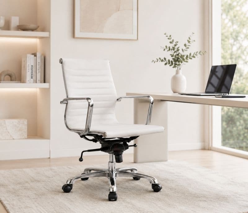Image 1 for YLN MB White Office Chair (PM)