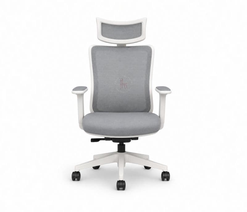 Image 2 for Amaze White HB Office Chair (PM)