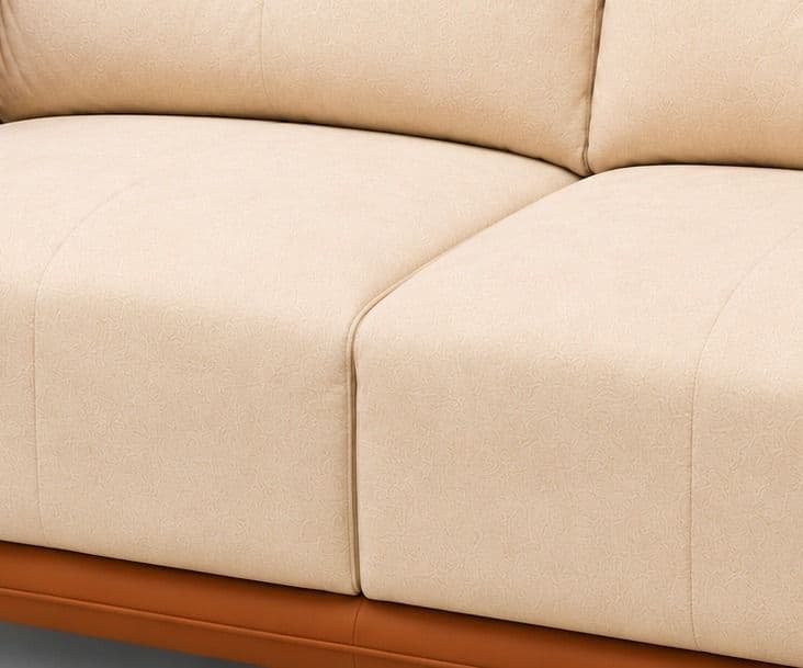 Image 9 for Catalogue Sofa 3+2 Seater With Artificial Leather And Fabric (BTM)