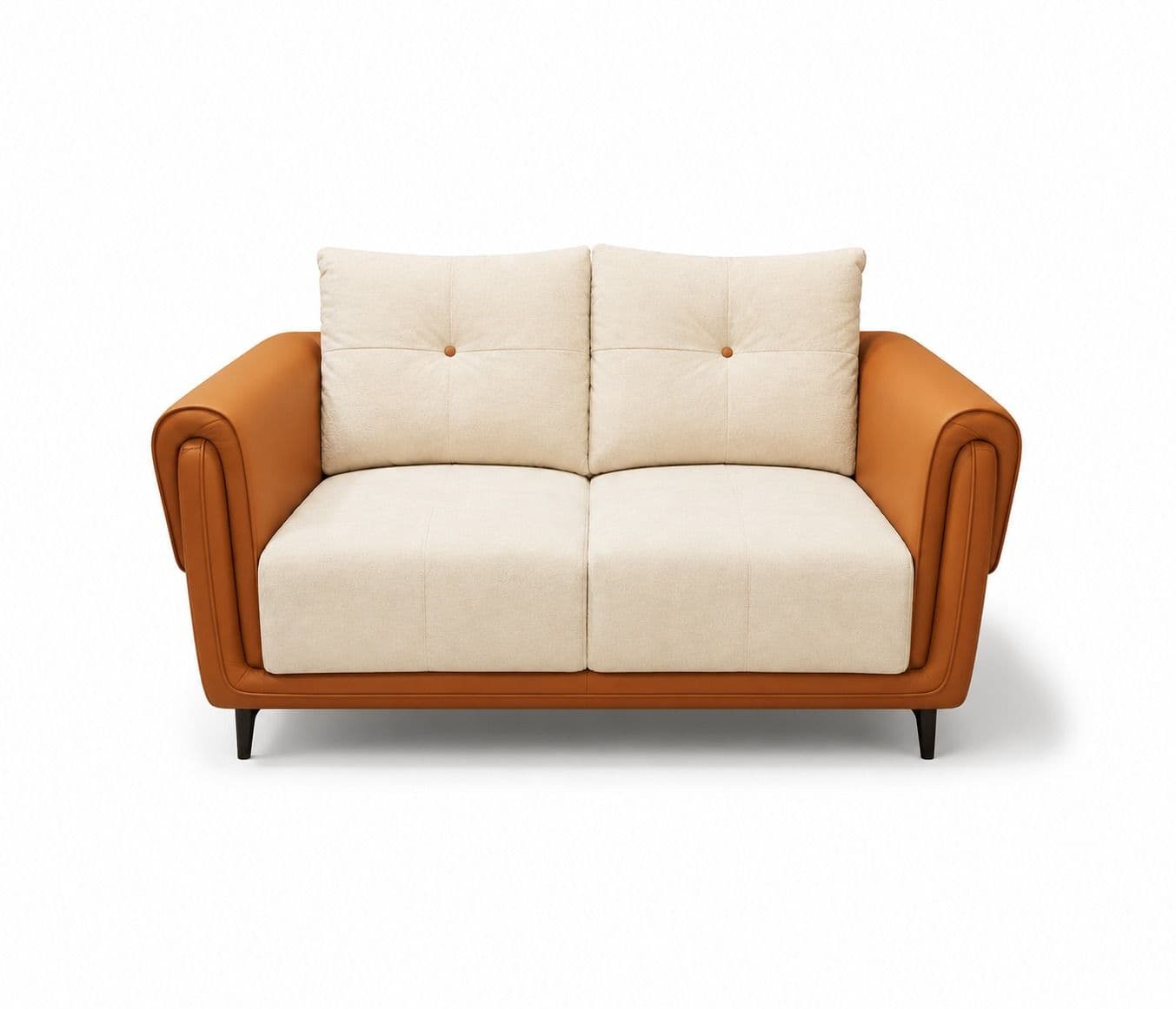 Image 6 for Catalogue Sofa 3+2 Seater With Artificial Leather And Fabric (BTM)