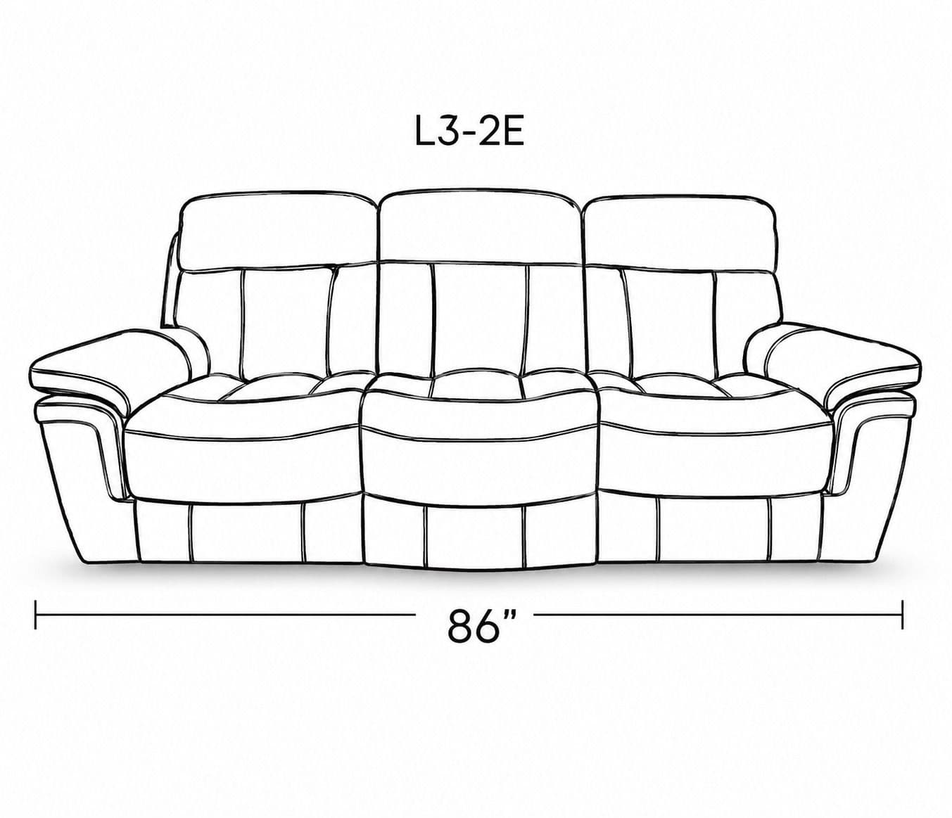 Image 25 for UXW9020M Single Seater Power Recliner Leather (WH)