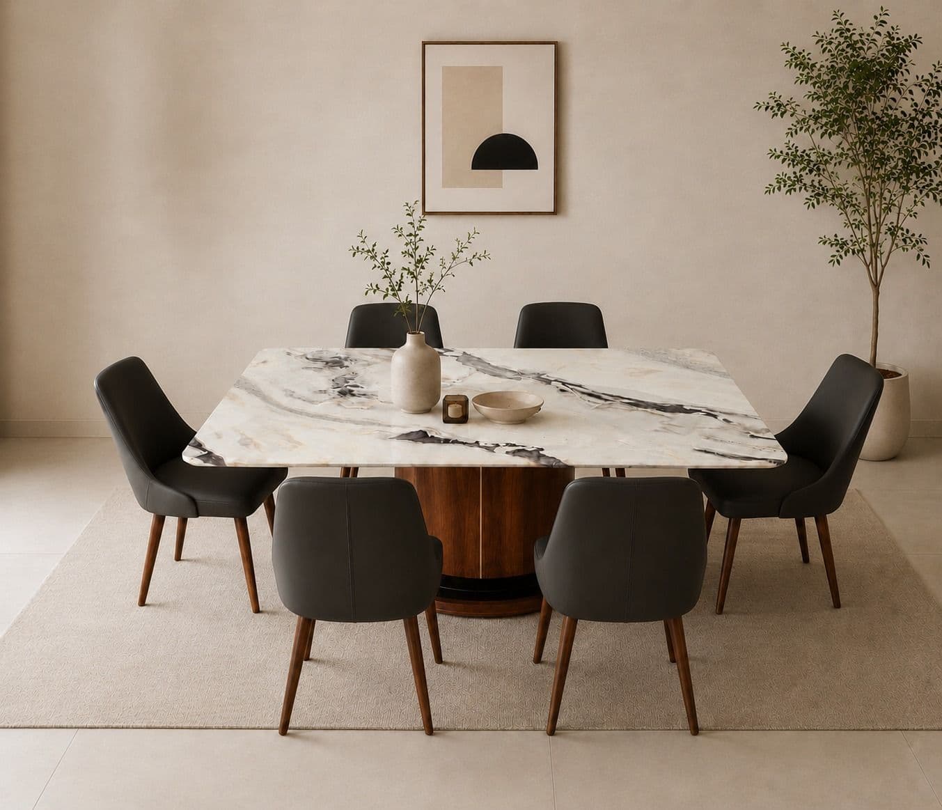 Image 1 for Imported Dining Set-M190053 Chair 936 – 1+4 Seater
