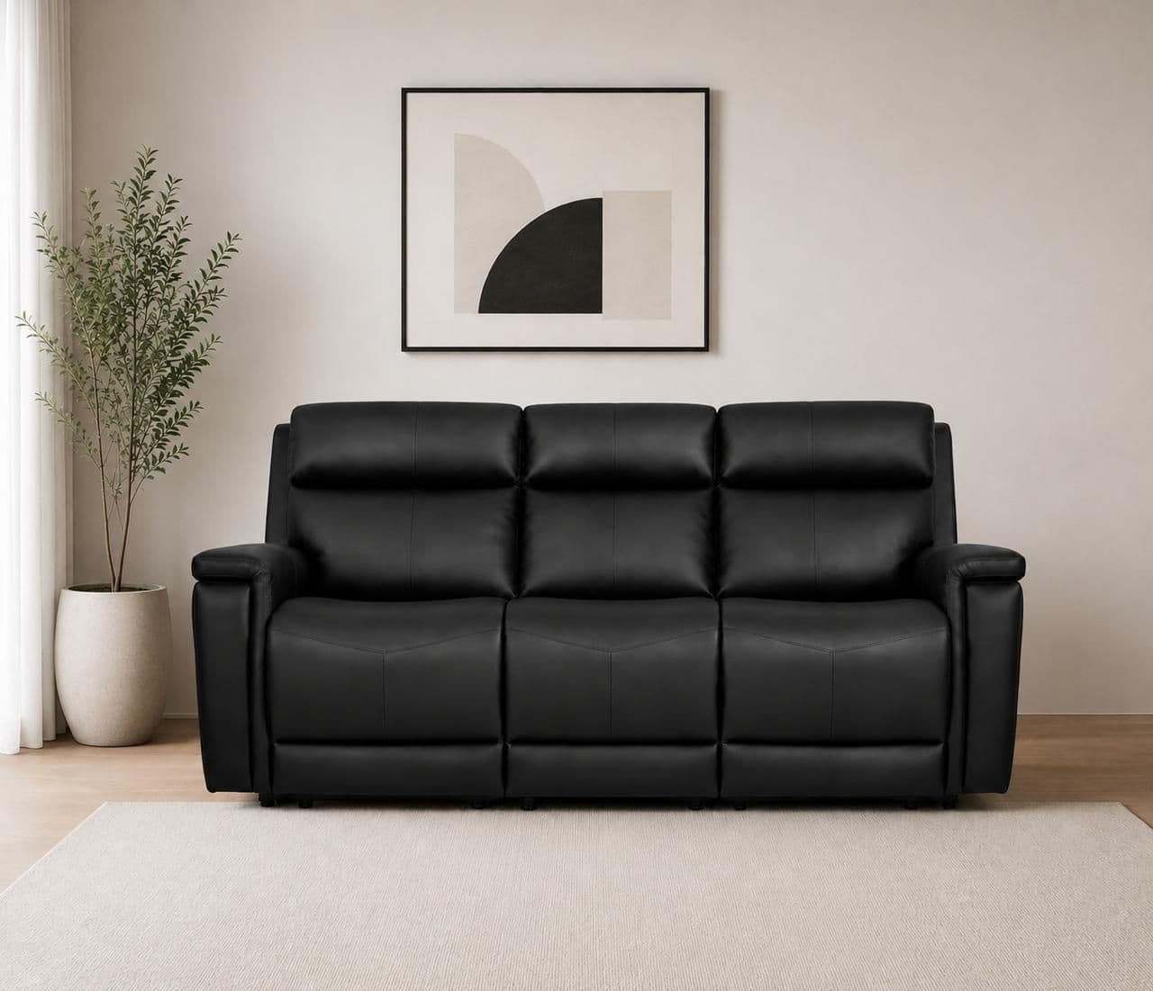 Manwah 70693M 3+2+1 Power Recliner Fabric