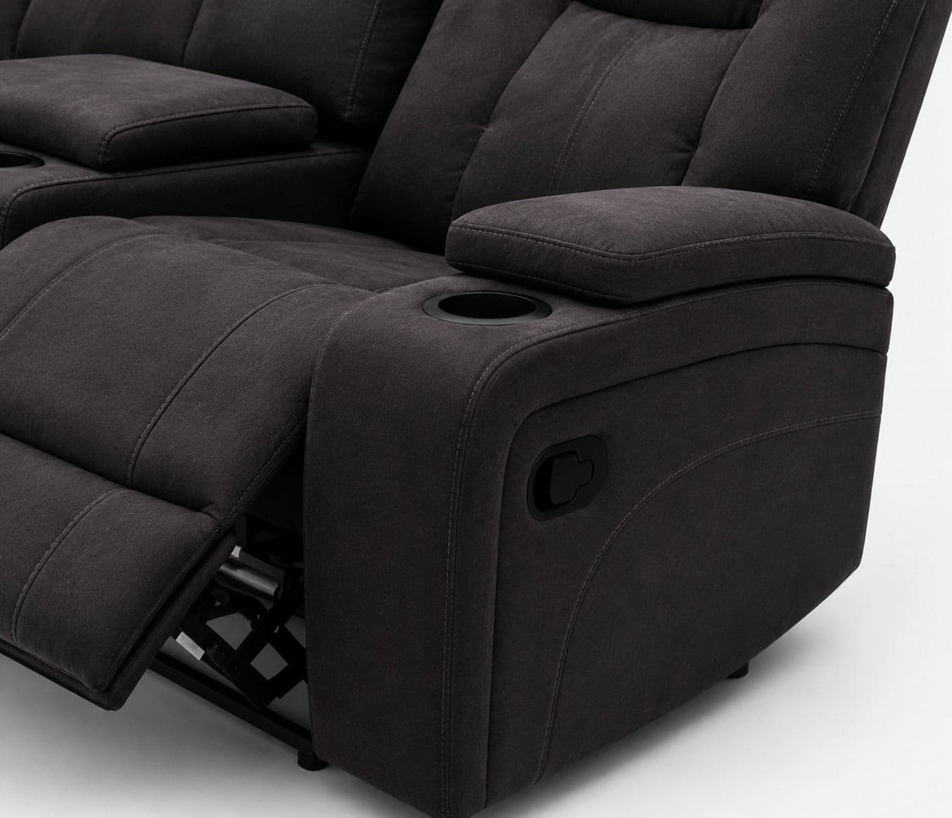 Image 4 for Manwah X9990BM 3+2+1 Power Recliner Fabric