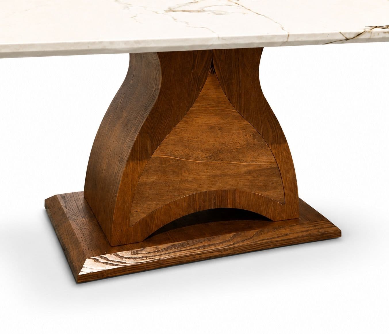 Image 9 for DT 187/8994 DC 302 Marble Top Ash Wood With Metal Strip 1+6 Seater (BTM)