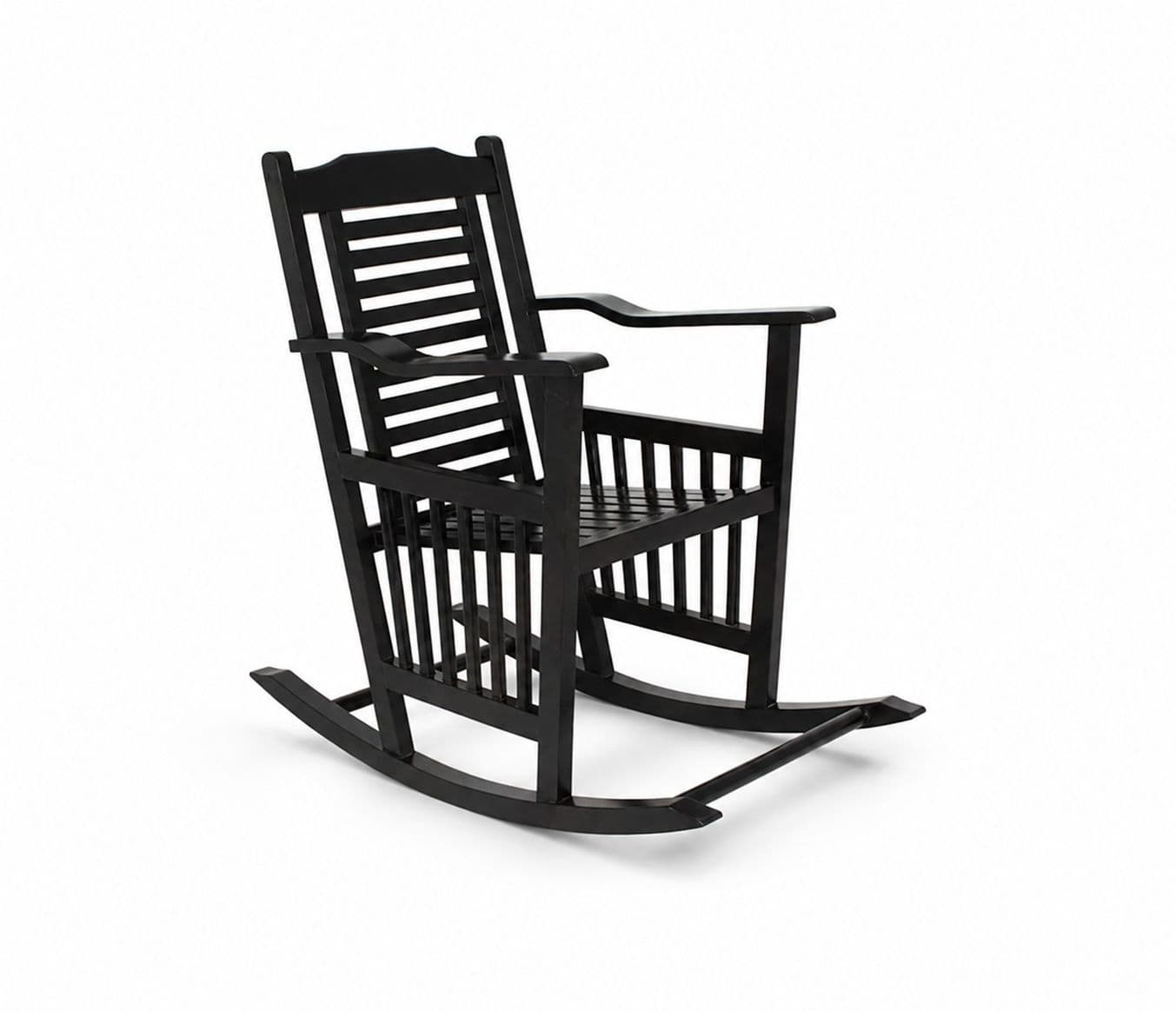 Image 3 for Rocking Chair Solid Rubber Wood (ZAM) (OWD)