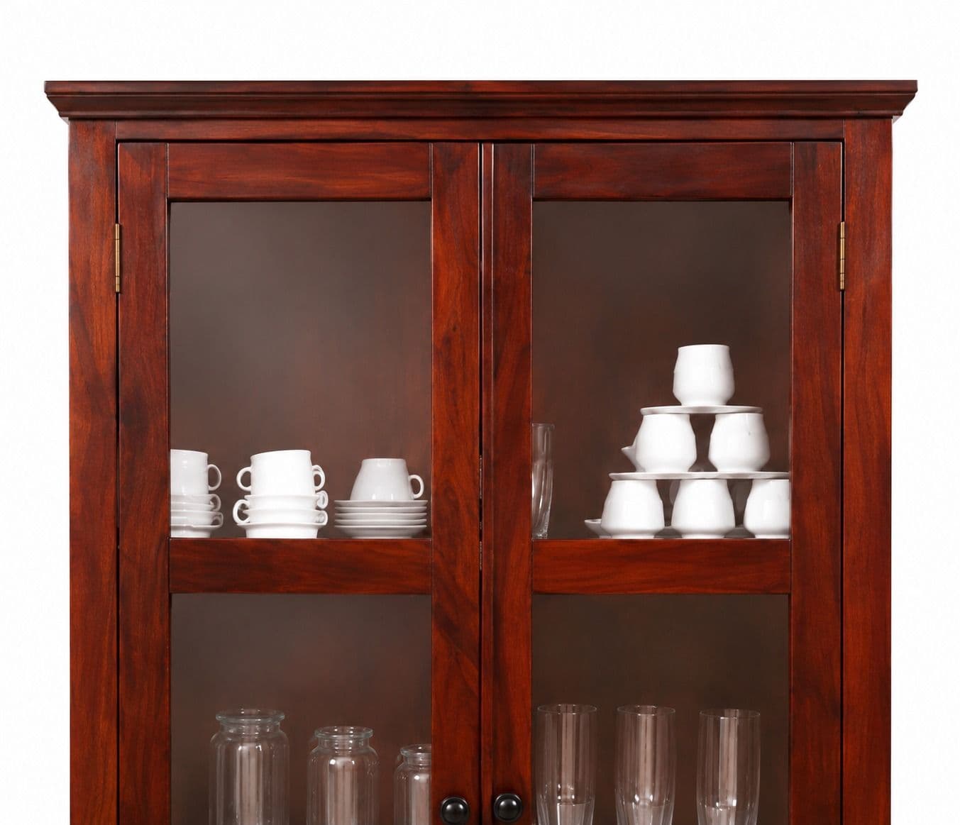 Image 4 for 2 Glass Door Niwar Almirah Sheesham Wood (BGPKU) (OWD)