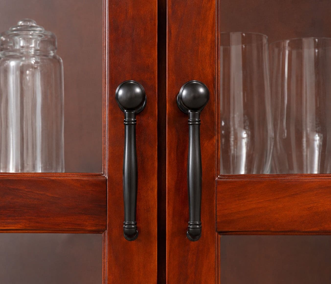 Image 3 for 2 Glass Door Niwar Almirah Sheesham Wood (BGPKU) (OWD)