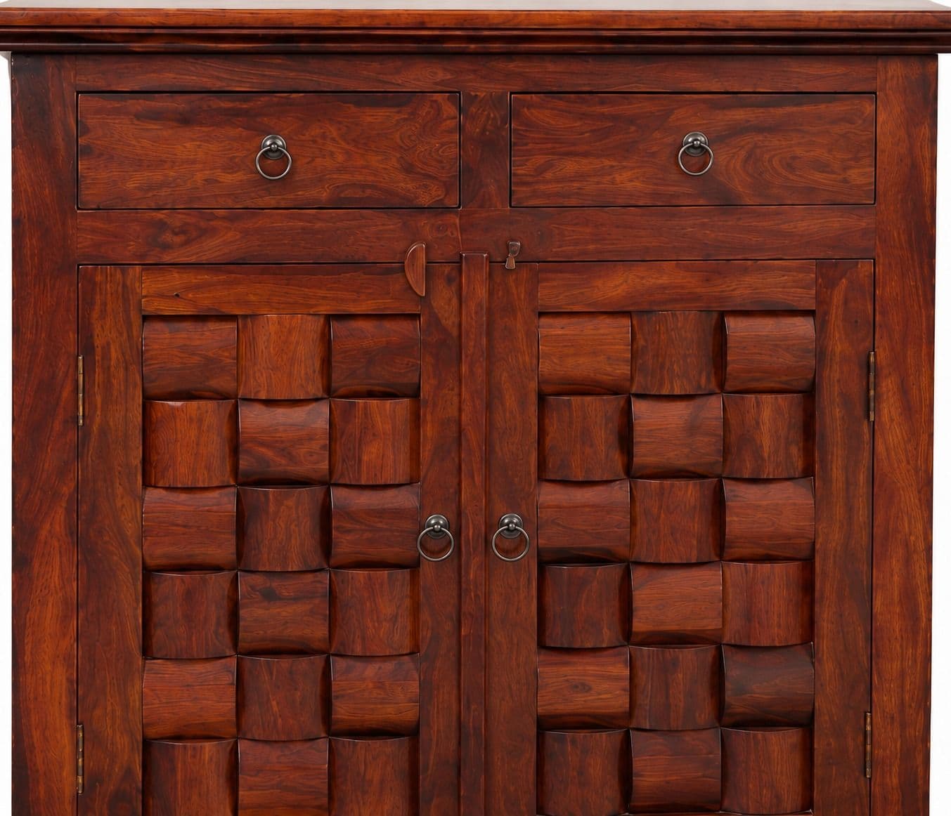 Image 4 for Niwar 2 Do & 2 Dr Small Side Board Sheesham Wood (BGPKU) (OWD)
