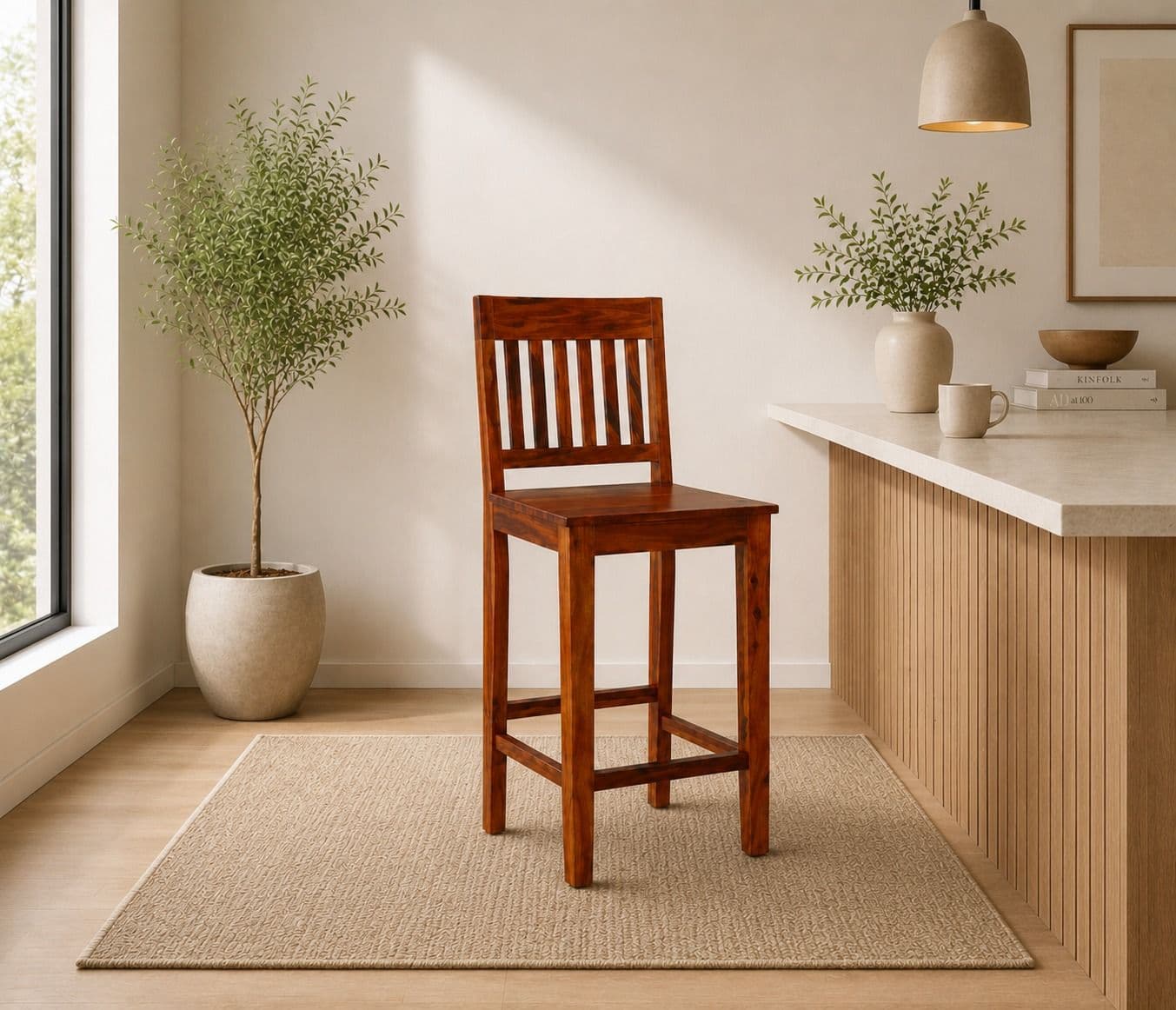 Image 1 for Bar Chair Sheesham Wood (BGPKU) (OWD)