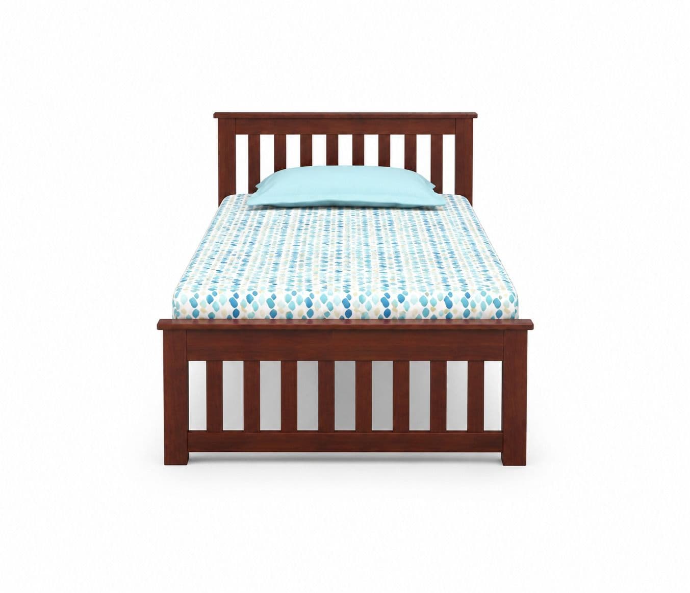 Image 3 for Vertical Strip Single Cot Sheesham Wood (BGPKU) (OWD)