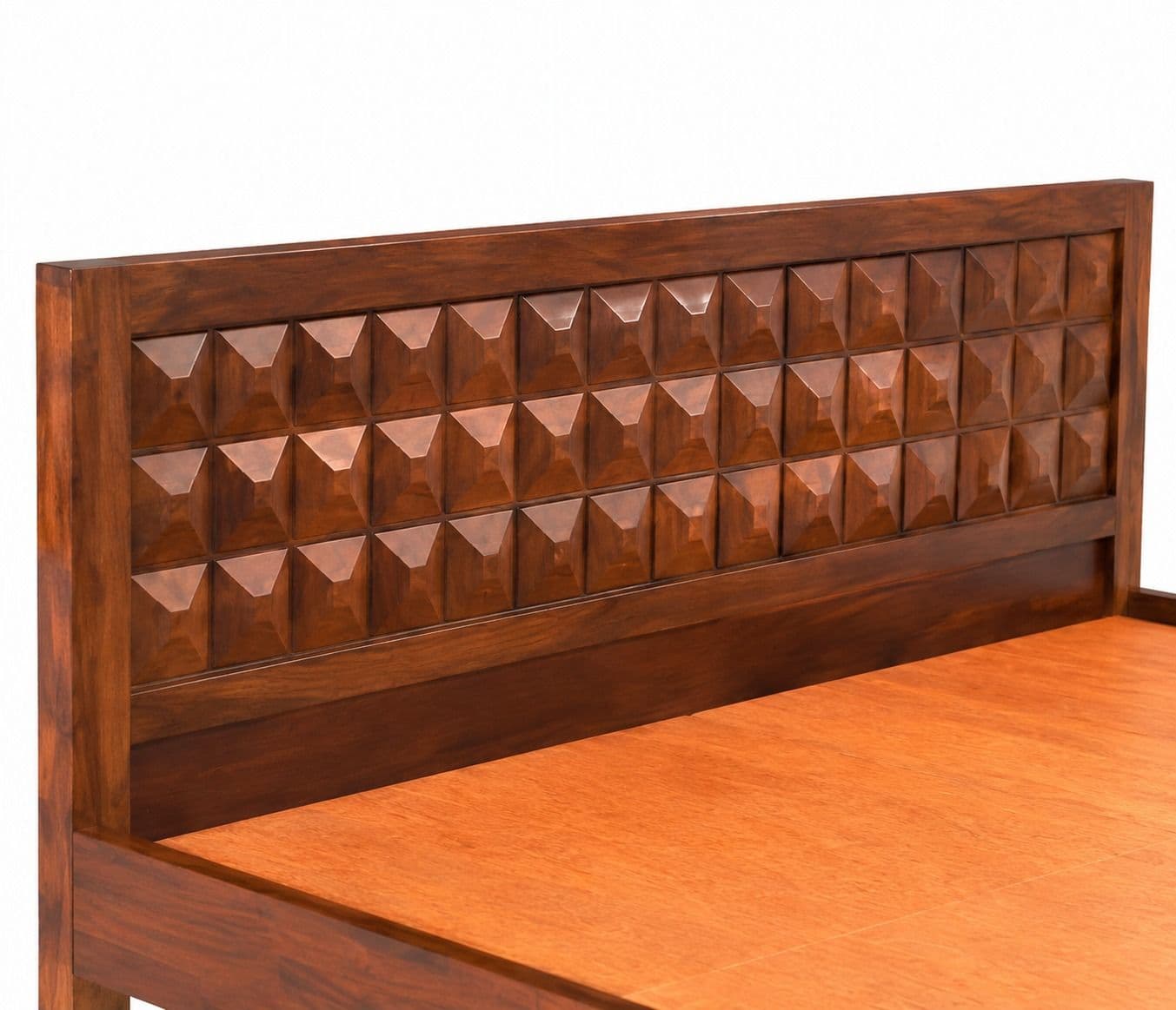 Image 4 for Diamond Queen Cot Niwar Cot Sheesham Wood (BGPKU) (OWD)