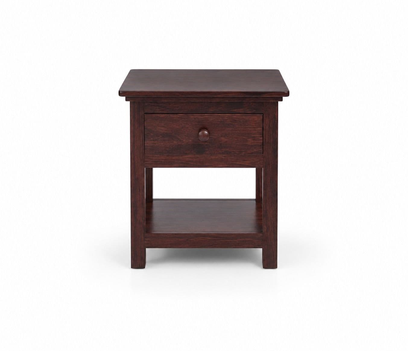 Image 3 for 1 Drawer with Shelf Bedside Table Sheesham Wood (BGPKU) (OWD)
