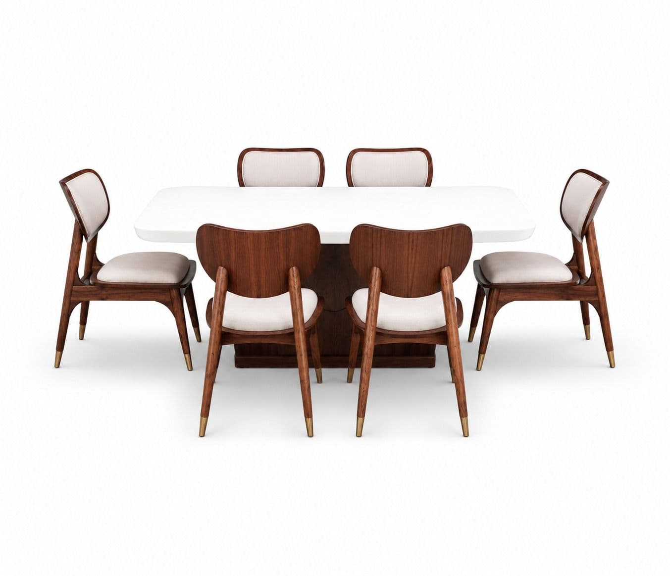 Image 3 for Exotic 1+6 Seater Dining Set ( RCH TD)(OWD)