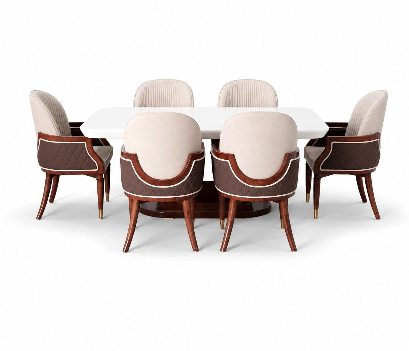 Image 2 for New U Like 1+6 Seater Dining Set ( RCH TD)(OWD)