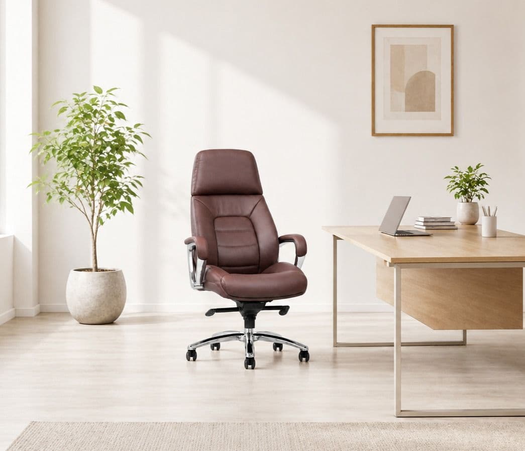 Image 1 for Boss HB Brown Office Chair (PM)