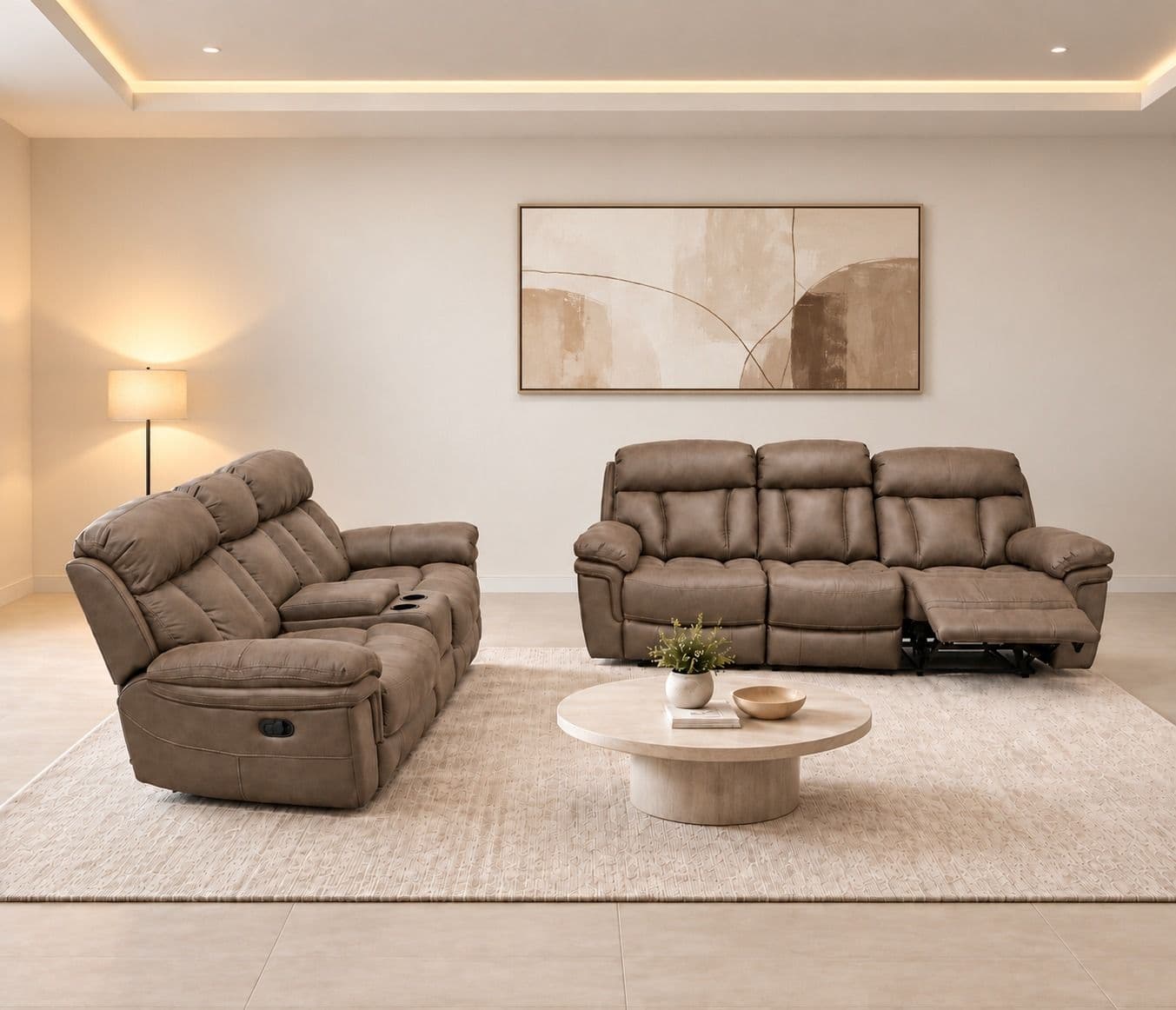 Image 1 for XW9597M 3+2 Seater Fabric Recliner (EC OTD)