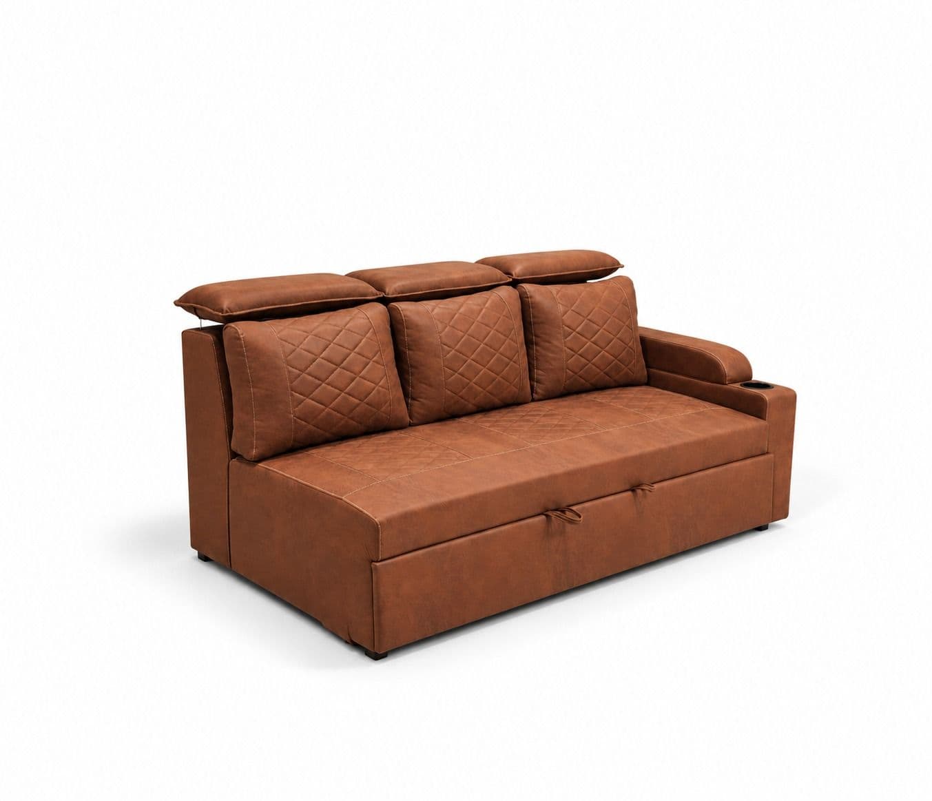 Image 14 for Dreamer Sofa Cum Bed Micro Suede Fabric Neem Wood Frames 40 Density Cushions Back Foam Recron Polly (BTM OTD)